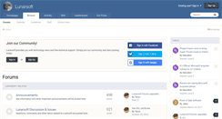 Desktop Screenshot of forums.lunarsoft.net